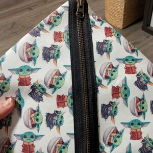 Baby Yoda Patterned Pouch